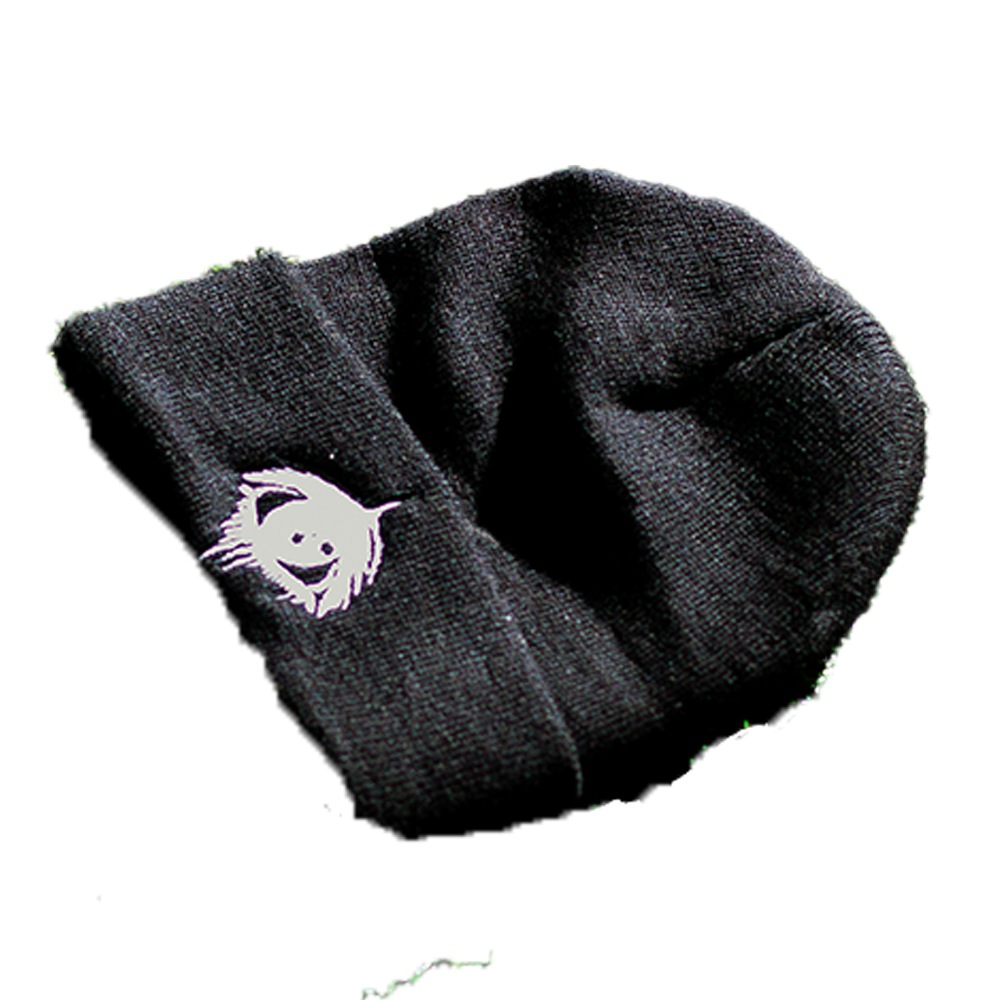 LOGO BEANIE // WHITE