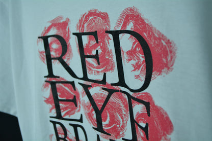 CROPPED VISUAL IDENTITY TEE // METALLIC RED