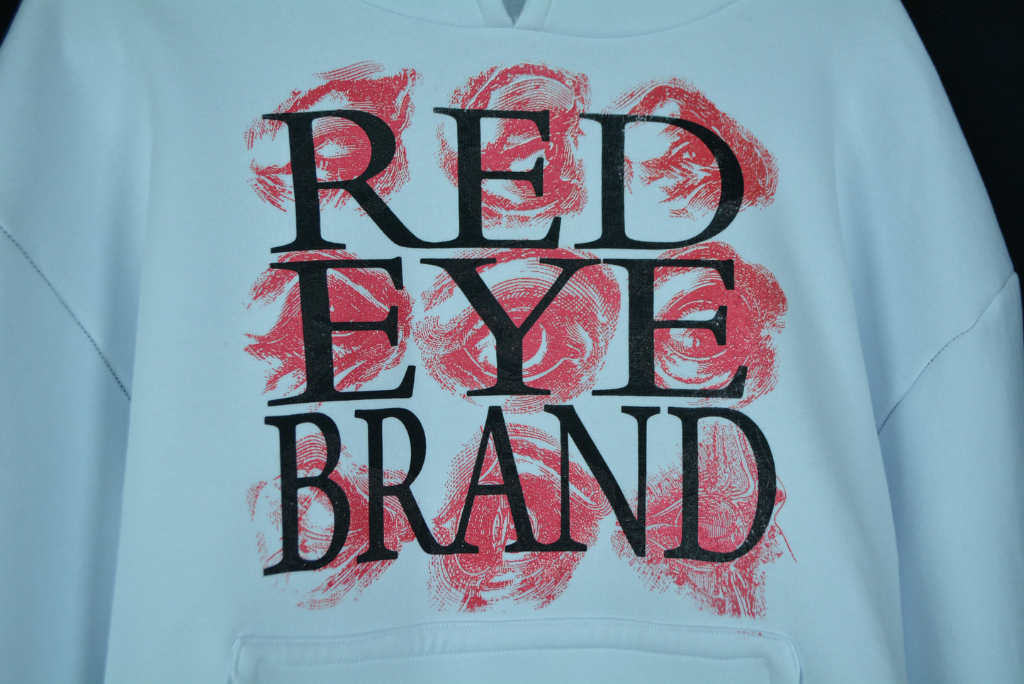 VISUAL IDENTITY HOODIE // METALLIC RED