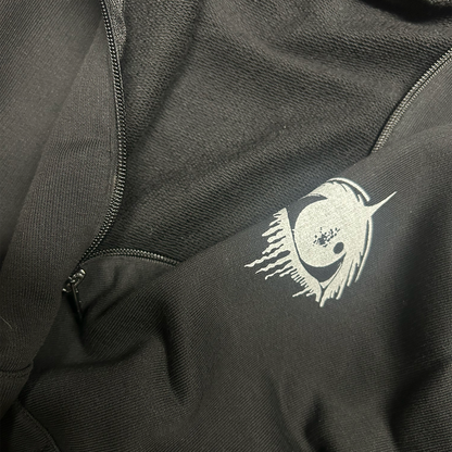 LOGO ZIP-UP // BLACK