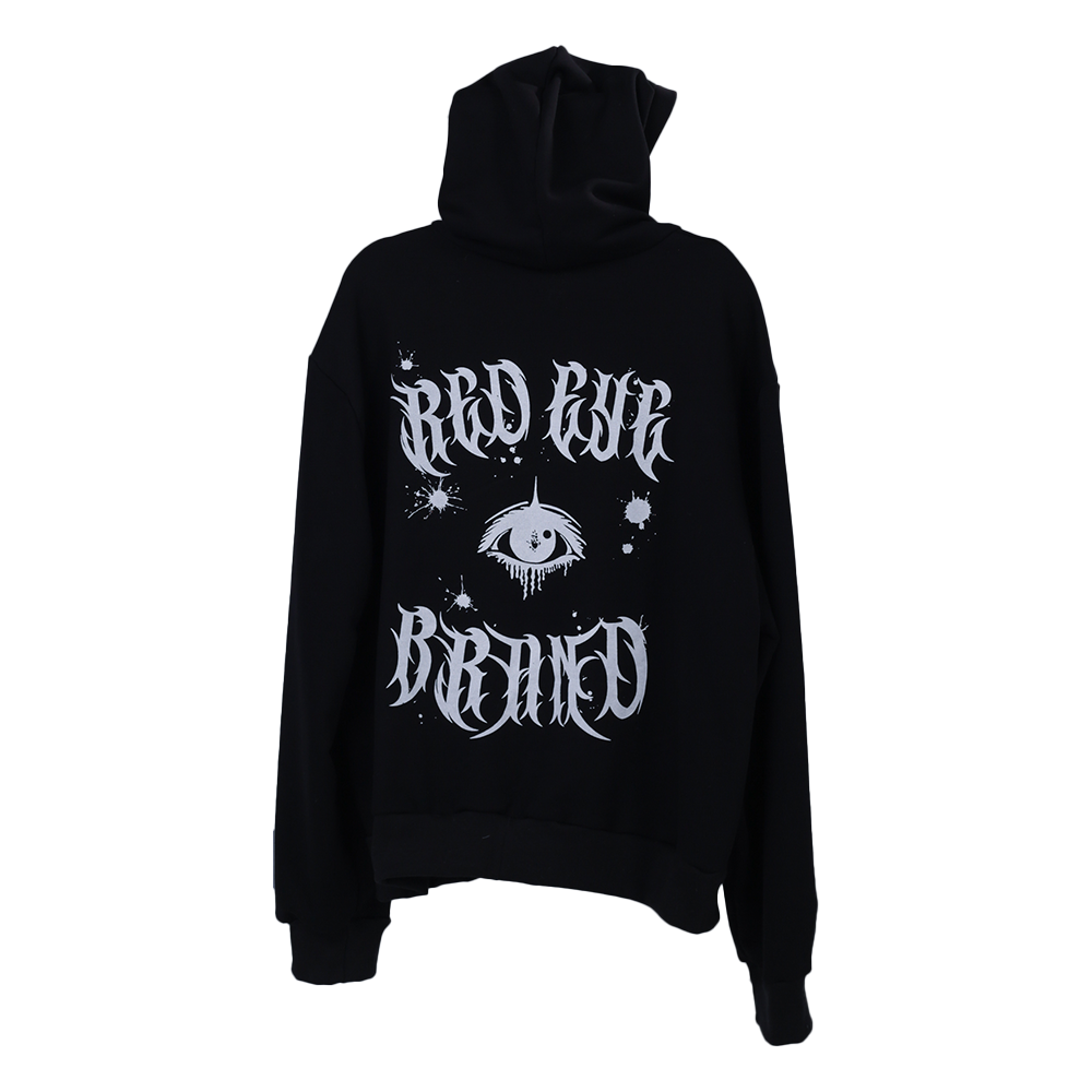 LOGO ZIP-UP // BLACK