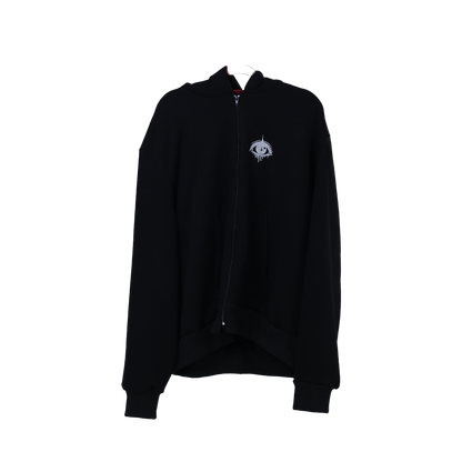 LOGO ZIP-UP // BLACK