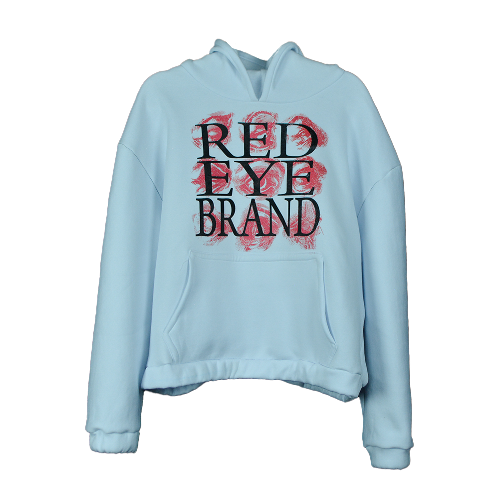 VISUAL IDENTITY HOODIE // METALLIC RED